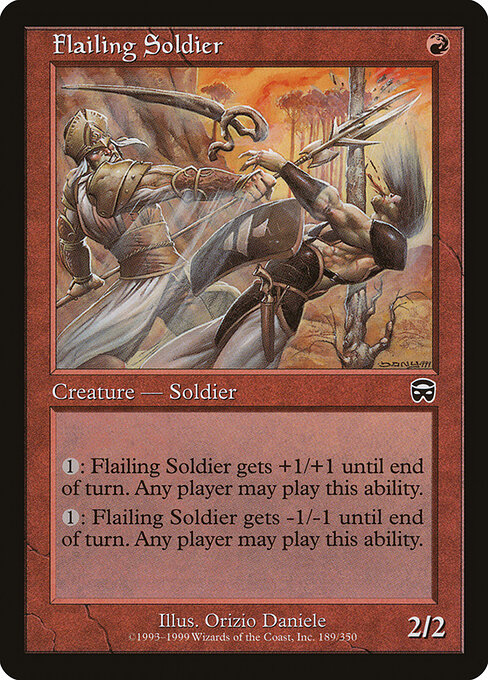 Flailing Soldier — art by Dany Orizio