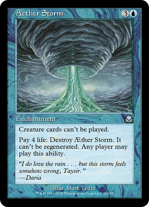 Aether Storm — art by Mark Tedin