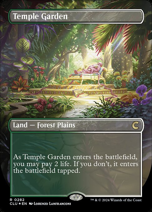 Temple Garden — art by Lorenzo Lanfranconi