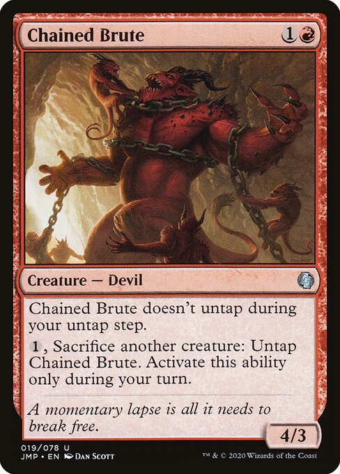 Chained Brute — art by Dan Murayama Scott