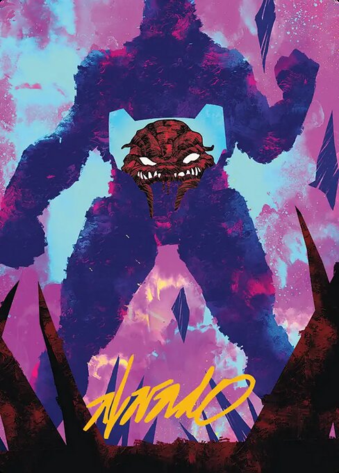 Krang, Utrom Warlord // Krang, Utrom Warlord — art by Joshua Alvarado