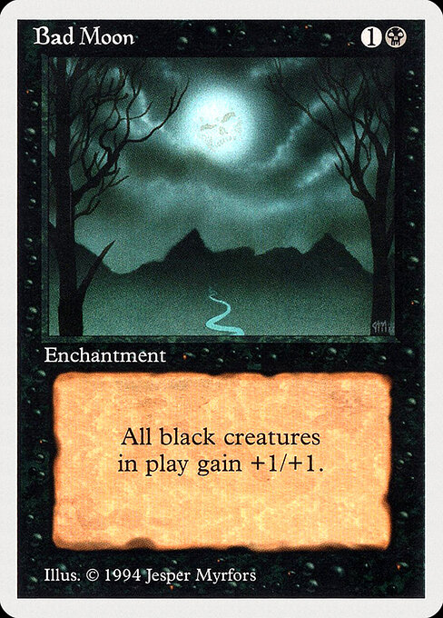 Bad Moon — art by Jesper Myrfors