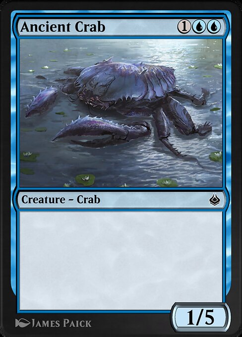 Ancient Crab — art by James Paick
