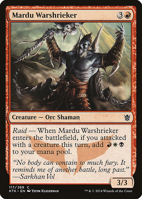 Mardu Warshrieker — art by Yefim Kligerman