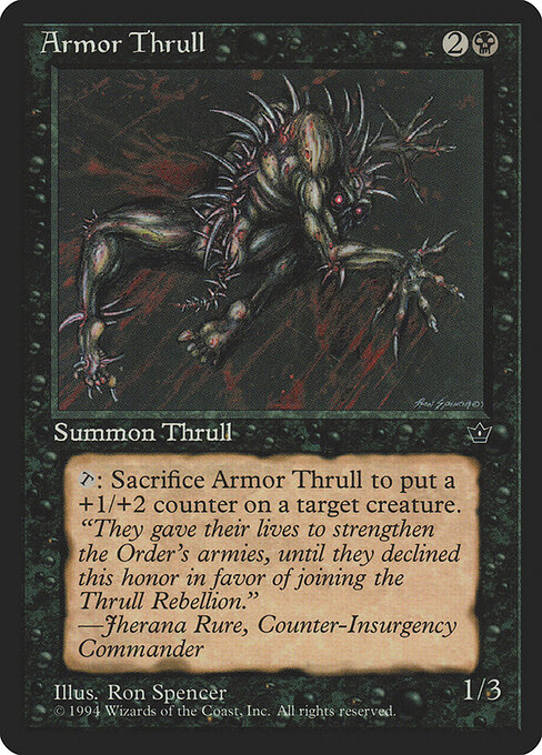 Armor Thrull — art by Ron Spencer