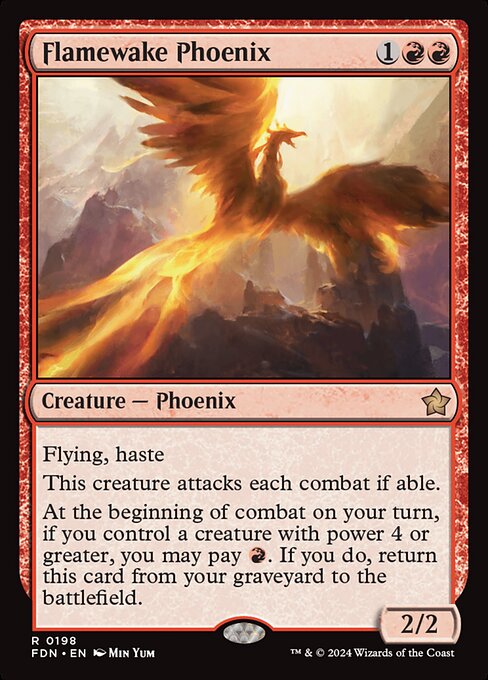 Flamewake Phoenix — art by Min Yum