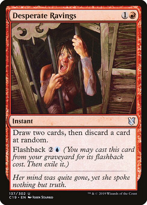 Desperate Ravings — art by John Stanko