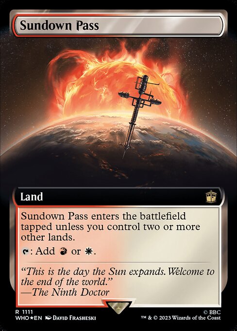 Sundown Pass — art by David Frasheski