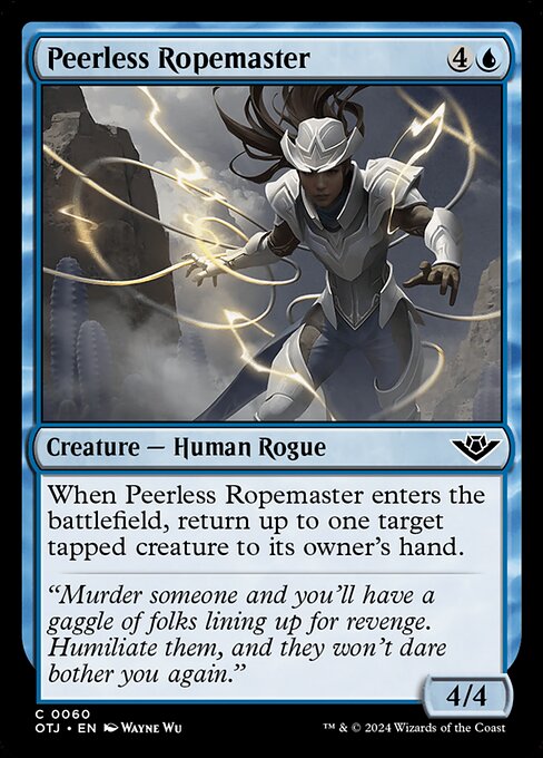 Peerless Ropemaster — art by Wayne Wu