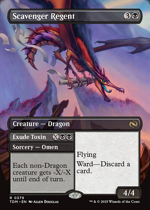 Scavenger Regent // Exude Toxin // Scavenger Regent — art by Allen Douglas