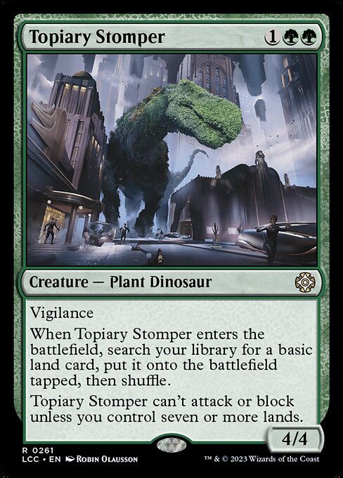 Topiary Stomper — art by Robin Olausson
