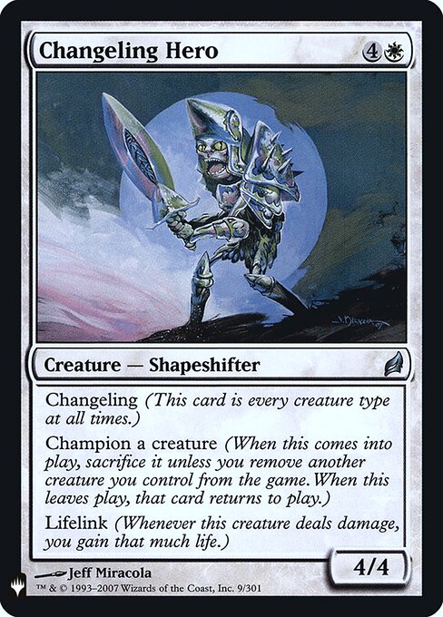 Changeling Hero — art by Jeff Miracola
