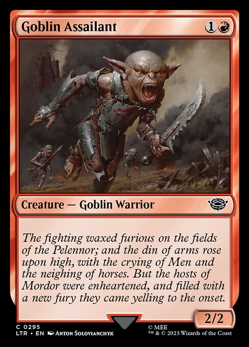Goblin Assailant — art by Anton Solovianchyk