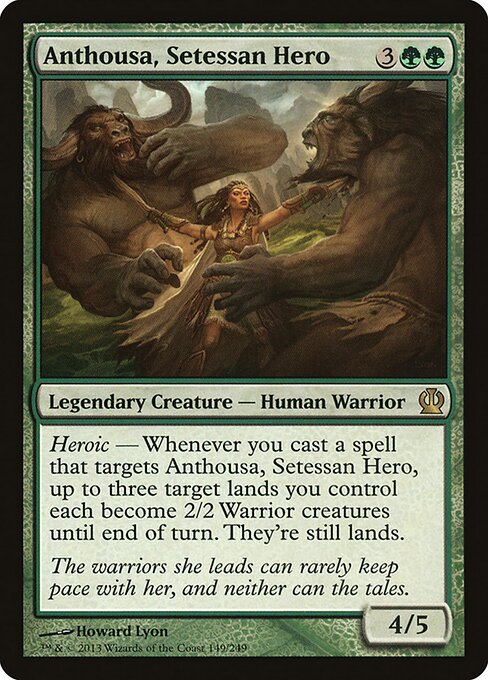 Anthousa, Setessan Hero — art by Howard Lyon