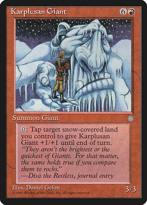 Karplusan Giant — art by Daniel Gelon