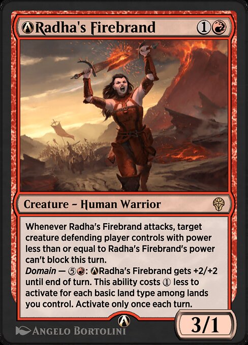 A-Radha's Firebrand — art by Ângelo Bortolini