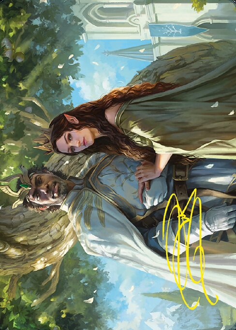 Aragorn and Arwen, Wed // Aragorn and Arwen, Wed — art by Magali Villeneuve