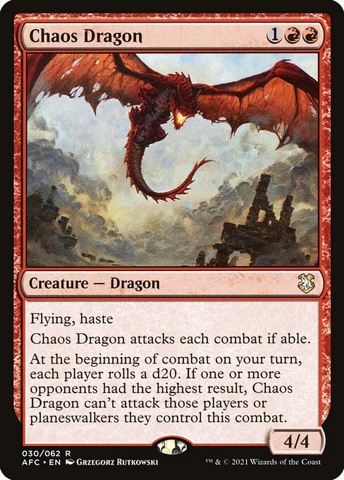 Chaos Dragon — art by Grzegorz Rutkowski