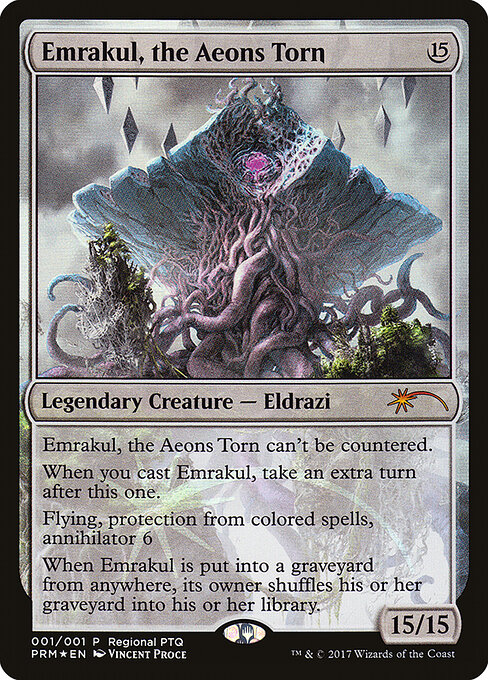 Emrakul, the Aeons Torn — art by Vincent Proce