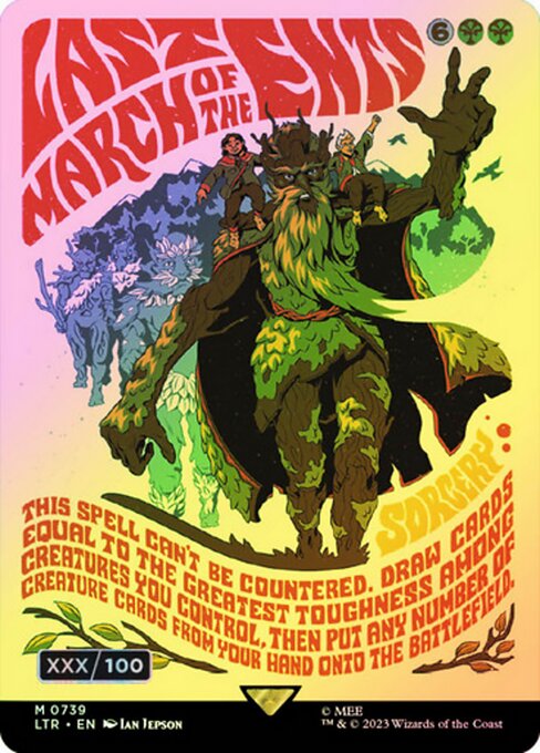 Last March of the Ents — art by Ian Jepson