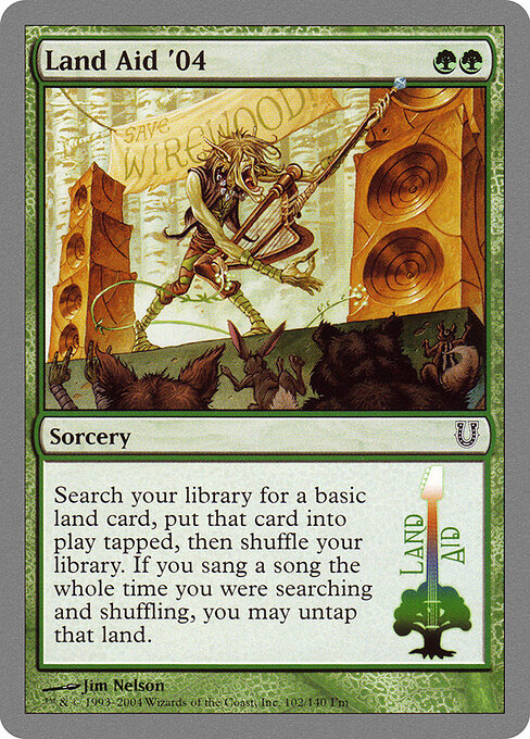 Land Aid '04 — art by Jim Nelson