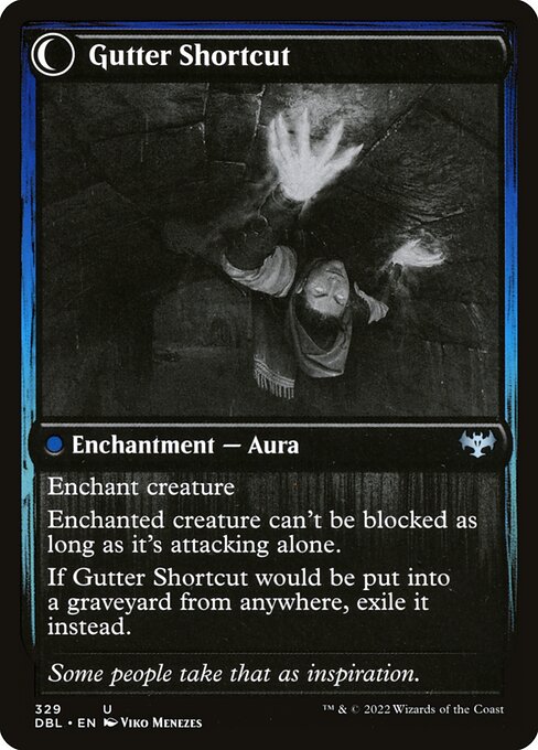 Gutter Skulker // Gutter Shortcut — art by Viko Menezes