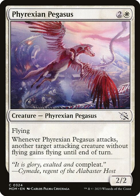 Phyrexian Pegasus — art by Carlos Palma Cruchaga