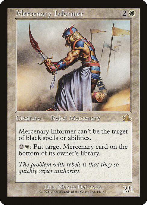 Mercenary Informer — art by Nelson DeCastro