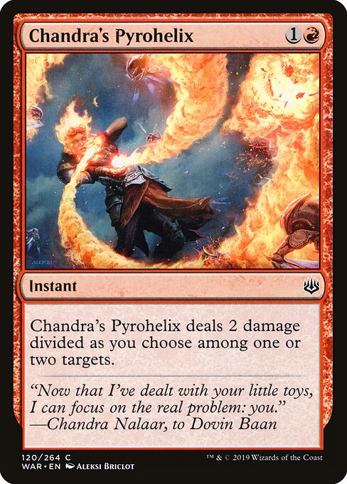 Chandra's Pyrohelix — art by Aleksi Briclot