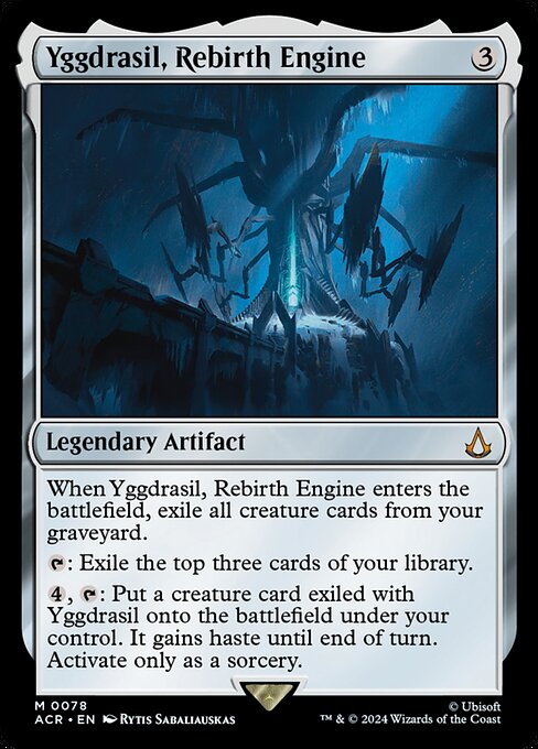 Yggdrasil, Rebirth Engine — art by Rytis Sabaliauskas