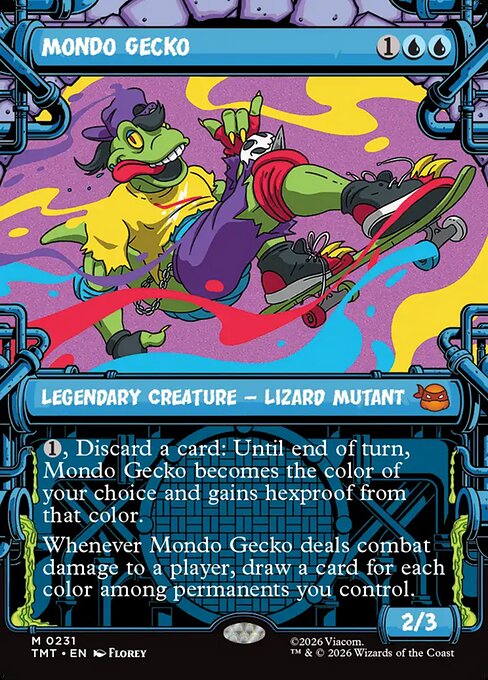 Mondo Gecko — art by Florey