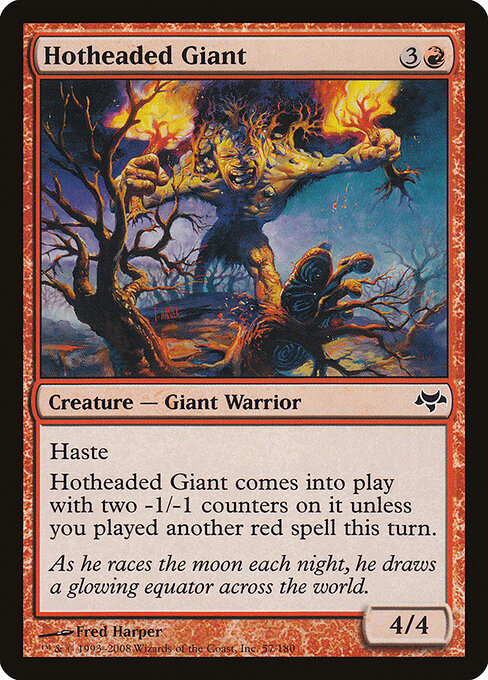 Hotheaded Giant — art by Fred Harper