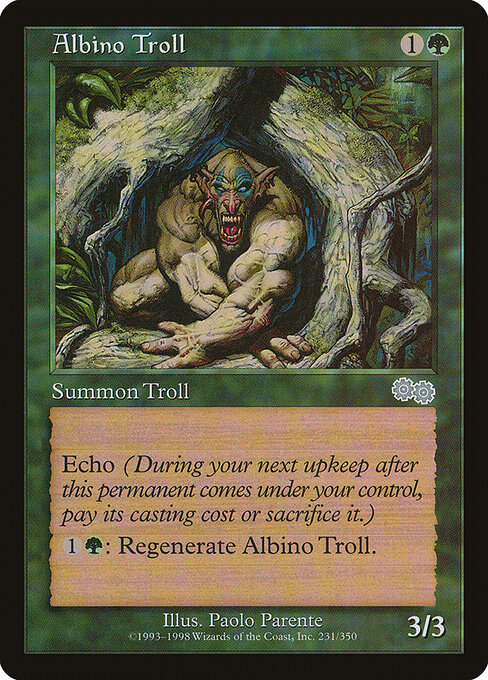 Albino Troll — art by Paolo Parente