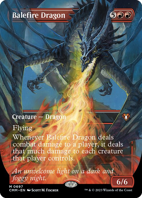 Balefire Dragon — art by Scott M. Fischer