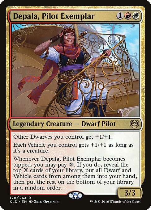 Depala, Pilot Exemplar — art by Greg Opalinski