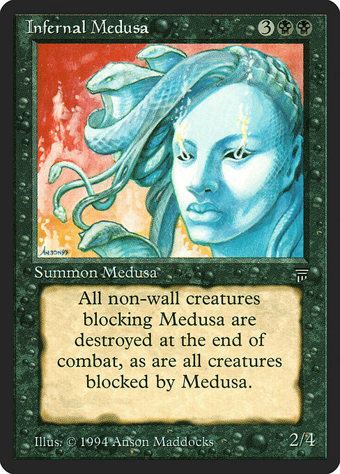 Infernal Medusa — art by Anson Maddocks