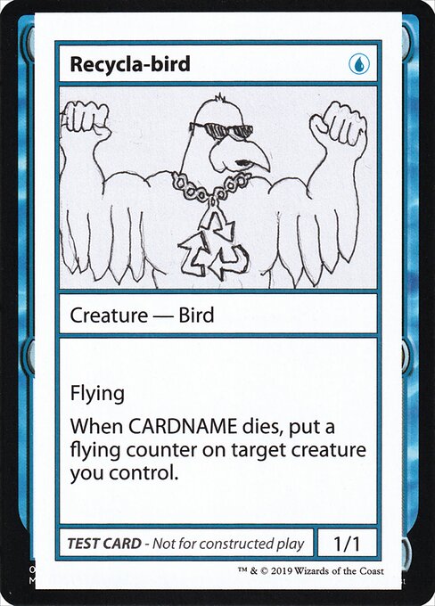Recycla-bird — art by Kevin Yee