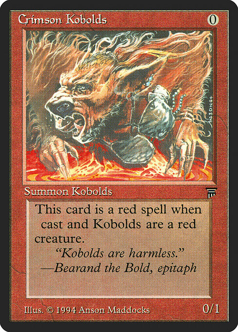 Crimson Kobolds — art by Anson Maddocks