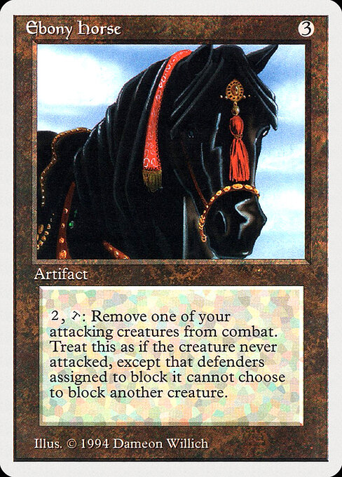 Ebony Horse — art by Dameon Willich