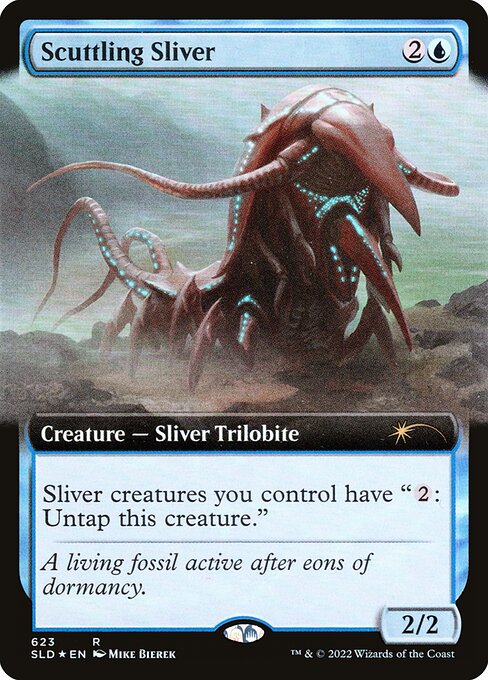 Scuttling Sliver — art by Mike Bierek