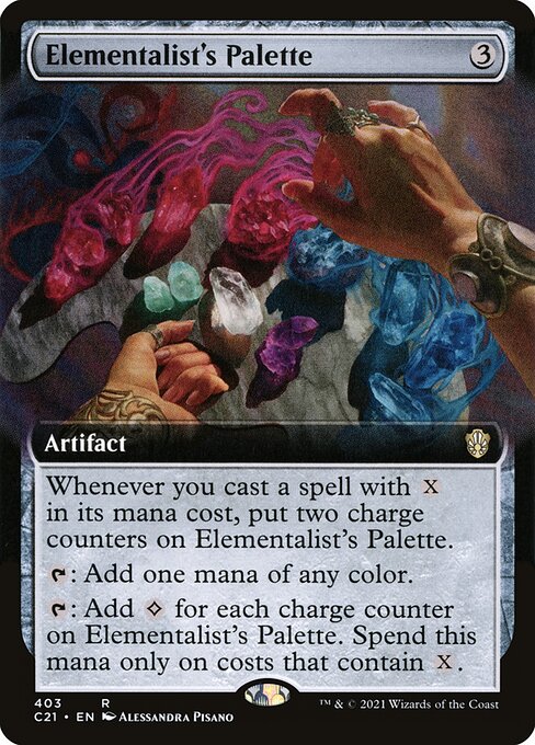 Elementalist's Palette — art by Alessandra Pisano