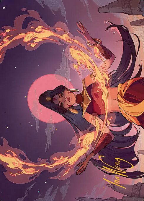 Firebending Student // Firebending Student — art by Ina Wong
