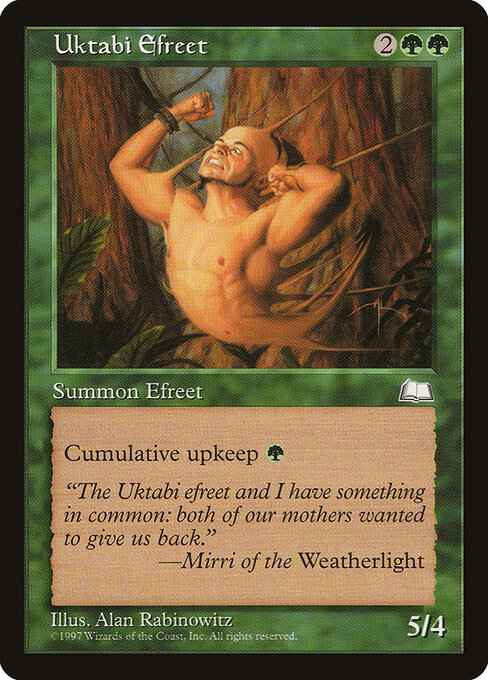 Uktabi Efreet — art by Alan Rabinowitz