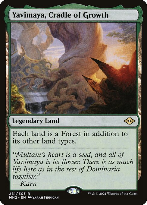 Yavimaya, Cradle of Growth — art by Sarah Finnigan