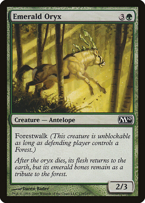 Emerald Oryx — art by Daren Bader