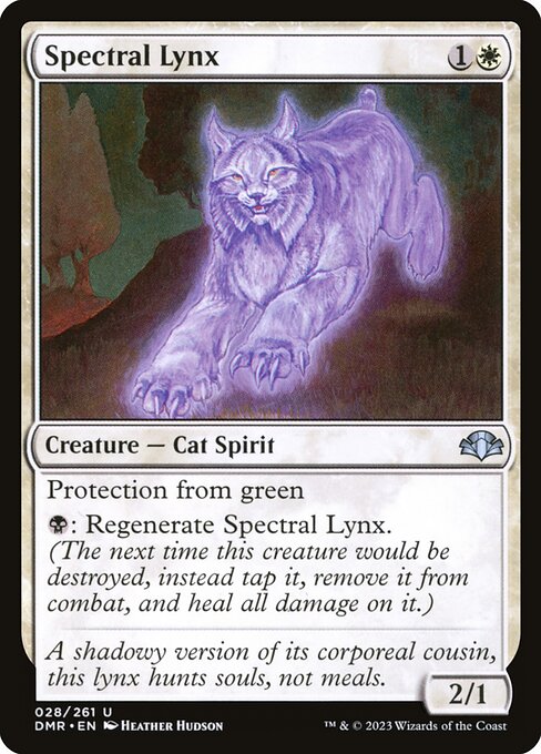 Spectral Lynx — art by Heather Hudson