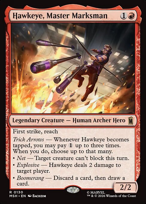 Hawkeye, Master Marksman — art by Bachzim