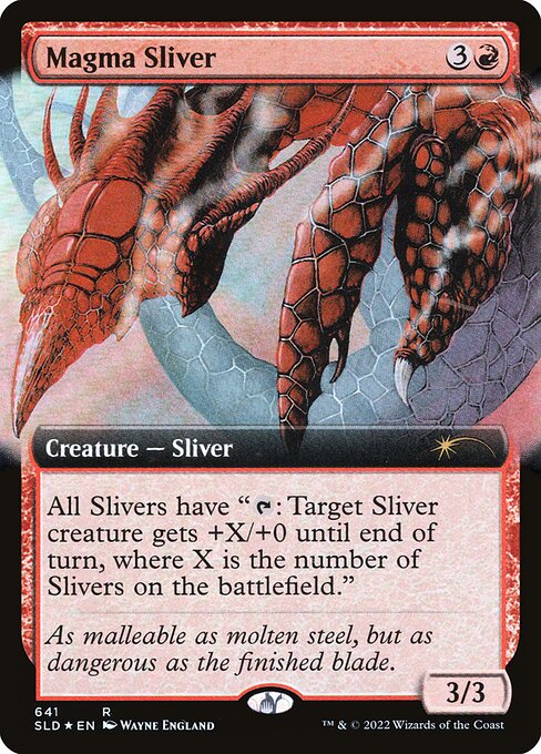 Magma Sliver — art by Wayne England