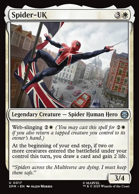 Spider-UK — art by Allen Morris