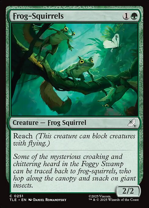 Frog-Squirrels — art by Daniel Romanovsky